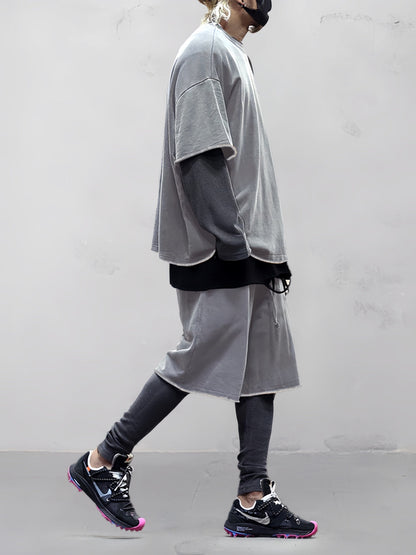 CASUAL LOOSE FIT SOLID SPORTS SETS
